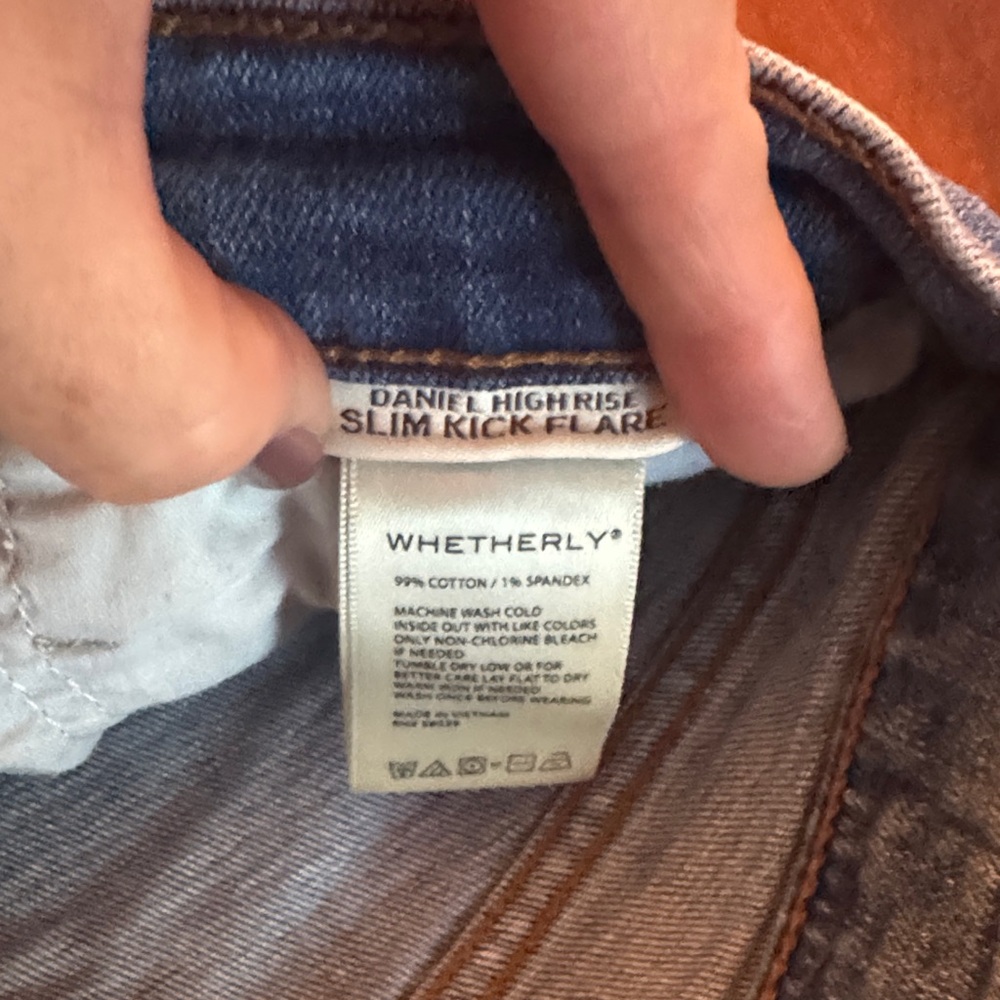 Whetherly Women's Straight Leg Blue Jeans - Picture 3 of 5